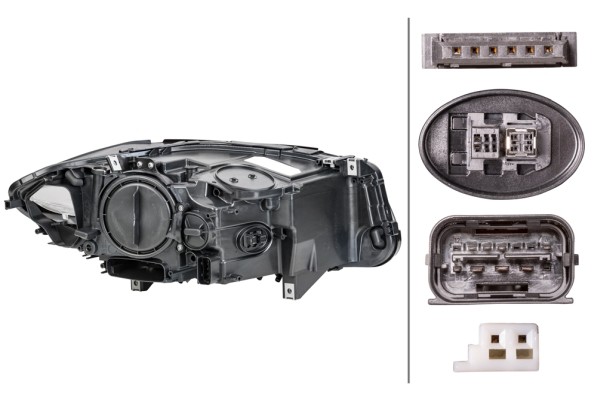 HELLA 1EL 010 131-511 Bi-Xenon/LED-Hauptscheinwerfer - links - für u.a. BMW (Brilliance) 5 Series (F