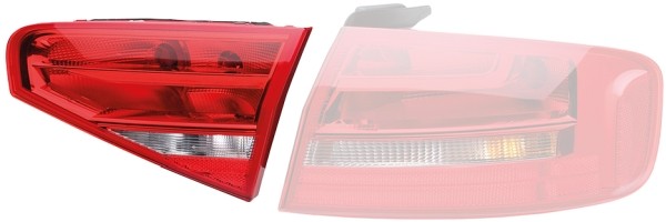 HELLA 2TZ 010 915-101 Heckleuchte - Glühlampe - innerer Teil - rechts - für u.a. Audi A4 (8K2, B8)