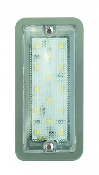 LED Innenraumleuchte, Serie 148, Grey Edition, rechteckig, 120°, 12 Volt