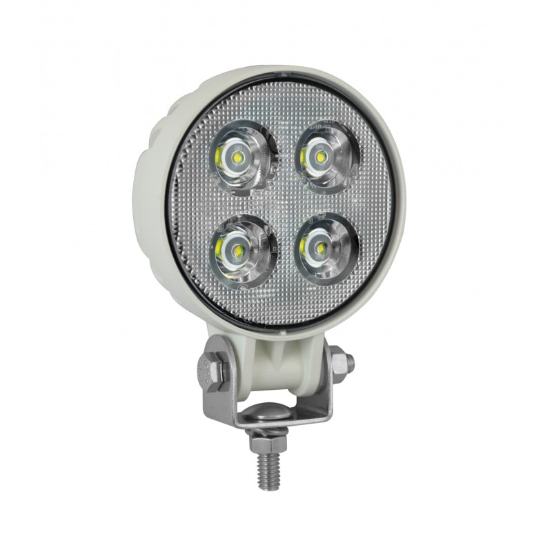 LED Arbeitsscheinwerfer, Serie Whiteline, Rund, 12 Watt, 12/24