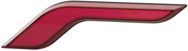 HELLA 8RA 013 402-017 Rückstrahler - Shapeline Style Wing - Lichtscheibenfarbe: rot - geschraubt - f