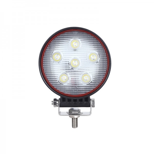 LED Arbeitsscheinwerfer, Serie Redline, Rund, 18 Watt, 12/24 Volt, Flutlicht