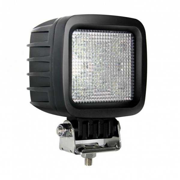 LED Arbeitsscheinwerfer, Serie 10030, Quadratisch, ECE-R10 12/24 Volt, Flutlicht