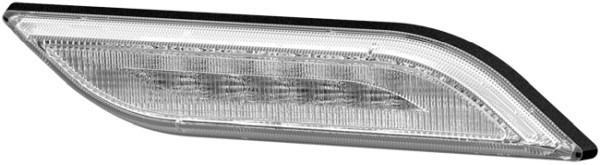 HELLA 2BA 013 332-101 Blinkleuchte - Shapeline Style Slim - LED - 12/24V - Anbau - Lichtscheibenfarb