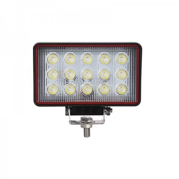 LED Arbeitsscheinwerfer, Serie Redline, Rechteckig, 45 Watt, 12/24 Volt, Flutlicht