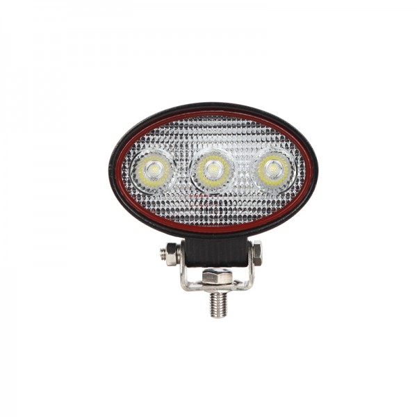 LED Arbeitsscheinwerfer, Serie Redline, Oval, 9 Watt, 12/24 Volt, Flutlicht