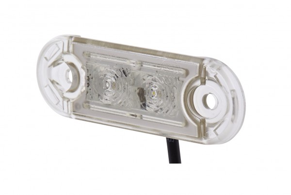 HELLA 2PF 959 855-201 Positionsleuchte - LED - 12/24V - Einbau - Lichtscheibenfarbe: glasklar - LED-