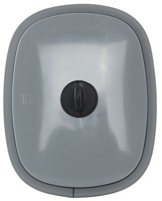 HELLA 8SB 002 404-131 Außenspiegel - Kunststoffgehäuse - grau - Breite: 165mm - Höhe: 210mm - links/