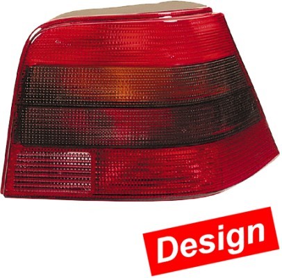 HELLA 9EL 148 179-021 Heckleuchte - Glühlampe - rot/schwarz - links - für u.a. VW Golf IV (1J1)