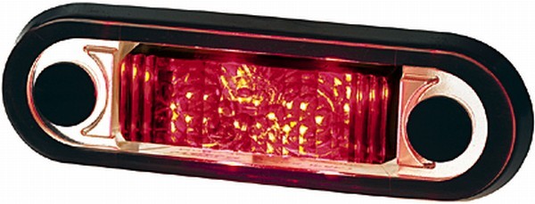 HELLA 2XA 959 790-407 Umrissleuchte - LED - 12/24V - Einbau - Lichtscheibenfarbe: glasklar - Kabel: