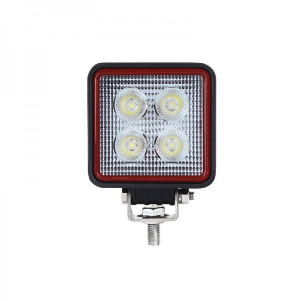 LED Arbeitsscheinwerfer, Serie Redline, Quadratisch, 12 Watt, 12/24 Volt,  Flutlicht
