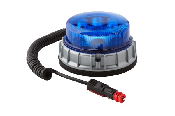 HELLA 2XD 011 557-311 LED-Blitz-Kennleuchte - K-LED 2.0 - 12/24V - Magnetbefestigung - blau