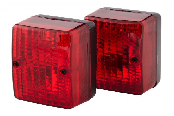 HELLA 2SA 996 012-091 Schlussleuchte - Anbau - Lichtscheibenfarbe: rot - links/rechts