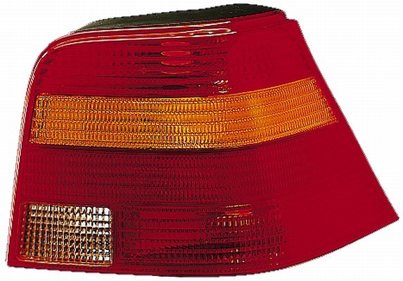 HELLA 9EL 151 876-021 Heckleuchte - Glühlampe - gelb/glasklar/rot - rechts - für u.a. VW Golf IV (1J