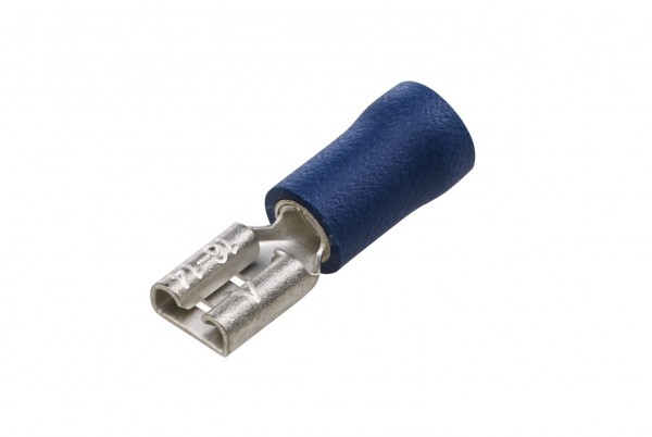 HELLA 8KW 744 697-003 Leitungsverbinder - blau - von: 1.5mm² - bis: 2.5mm² - Flachsteckhülse - 4,8 x