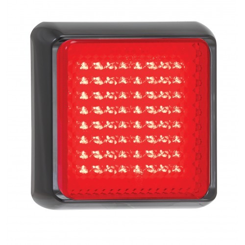baetz LED Bremslicht, Rücklicht, Serie 125, 12/24 Volt, 145 mm x 145 mm, ECE geprüft