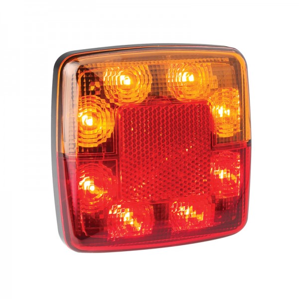 LED Heck- oder Rückleuchte, Serie 98, Blink-, Schluß-, Bremsleuchte, Reflektor
