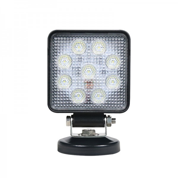 LED Arbeitsscheinwerfer, Serie 10015, Magnetmontage, Quadratisch, ECE-R10 12/24 Volt