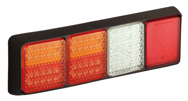 LED Rückleuchte, Links, 2 x Brems/Rücklicht/Blinker, Rückfahr- u. Nebelschlussleuchte, Serie 100
