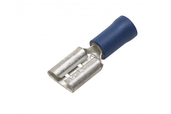 HELLA 8KW 044 024-003 Leitungsverbinder - blau - bis: 3.0mm² - Flachsteckhülse - 7,7 x 0,8