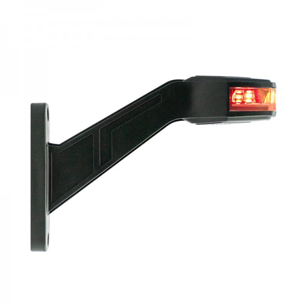 LED Flex-Umrissleuchte, Seitenmarkierungsleuchte, rot/weiß, links, 12/24 Volt