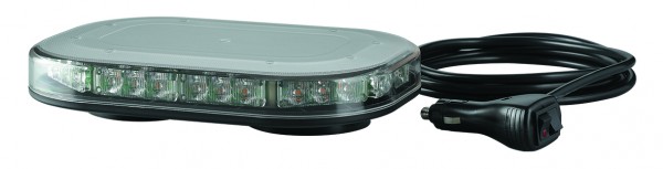 LED Mini-Lichtwarnbalken, Serie Flashlight, MLB, 246 mm, ECE R65, ECE R10, Magnetmontage