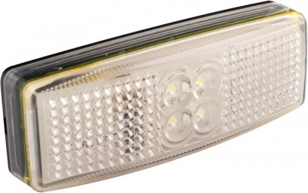 LED Positionsleuchte mit Reflektor, Front, Weiß, baetz Serie 1490