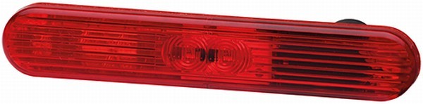 HELLA 2XS 009 226-107 Umrissleuchte - 12V - Lichtscheibenfarbe: rot - LED-Lichtfarbe: rot - seitlich