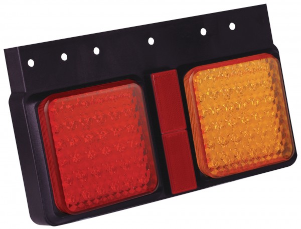 LED Blinkleuchte, Brems- und Schlussleuchte, Reflektor, Serie 125, Rechts