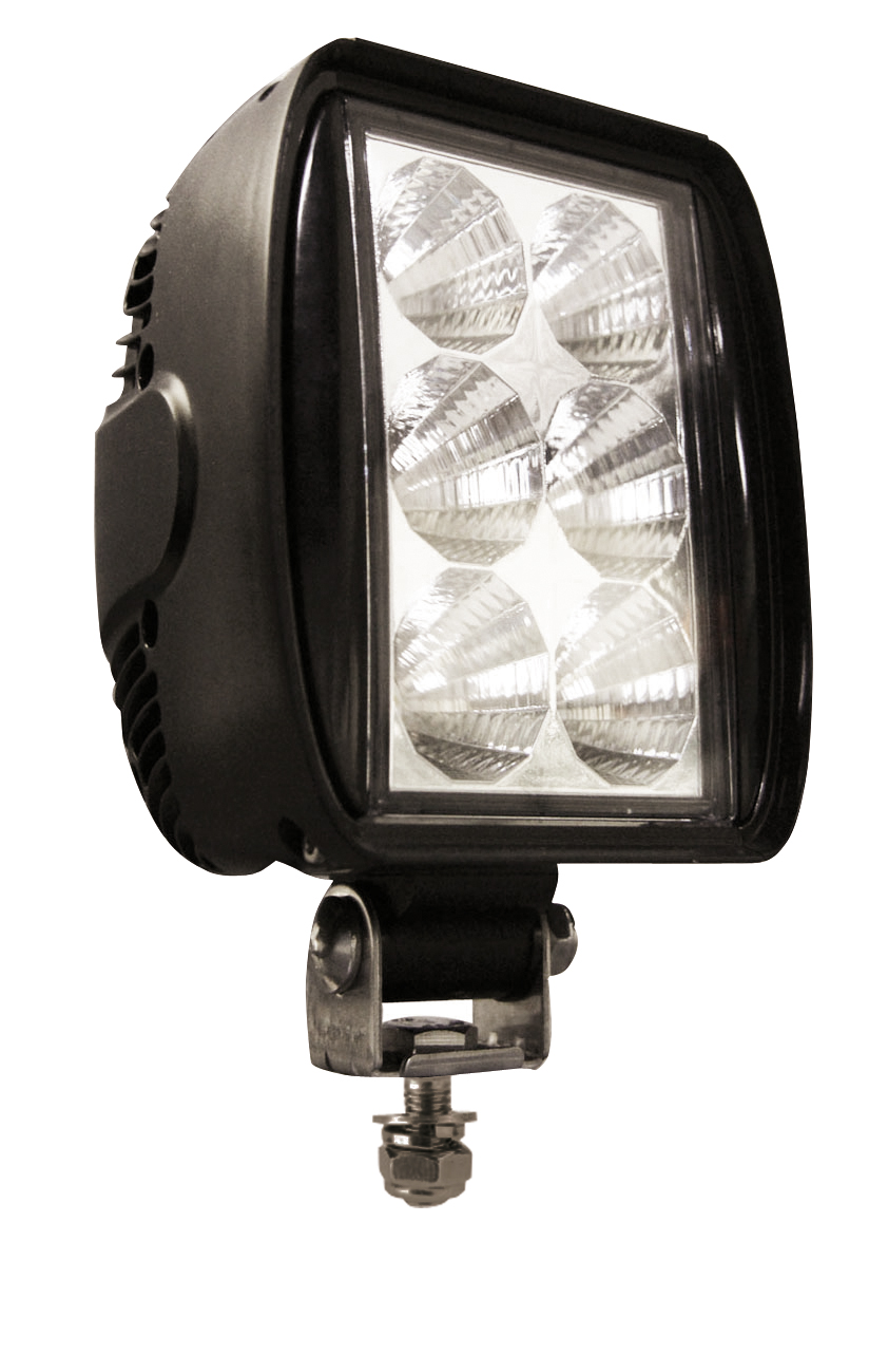 LED Arbeitsscheinwerfer, ECE R10, Rechteckig, 18 Watt, 12/24 Volt