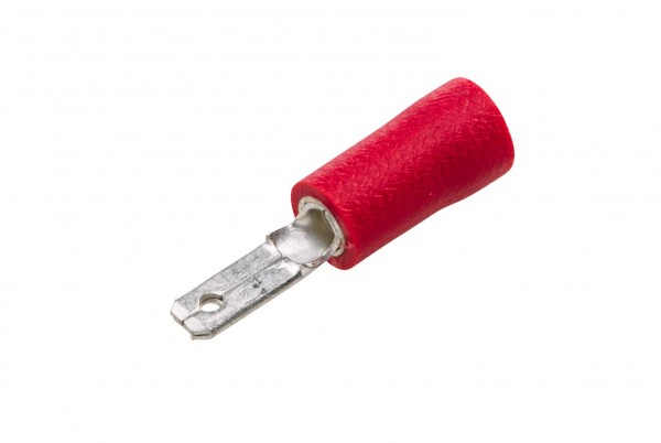 HELLA 8KW 744 699-003 Leitungsverbinder - rot - von: 0.5mm² - bis: 1.0mm² - Flachstecker - 2,8 x 0,8