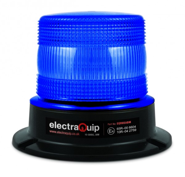 LED Kennleuchte, Serie Energy, Festmontage, Blau, ECE R65 u. ECE R10