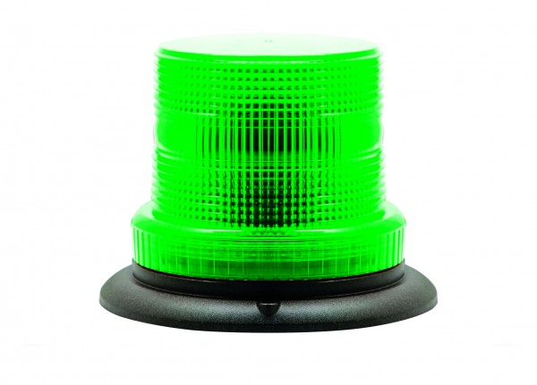LED Kennleuchte, Festmontage, Grün, Vierfachblitz, geprüft nach ECE R10