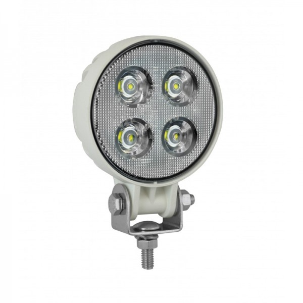 LED Arbeitsscheinwerfer, Serie Whiteline, Rund, 12 Watt, 12/24 Volt, Flutlicht
