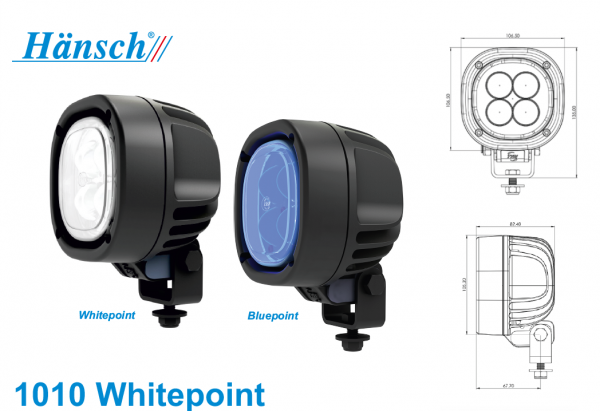 baetz Hänsch, LED Arbeitsscheinwerfer, Whitepoint, Bluepoint 