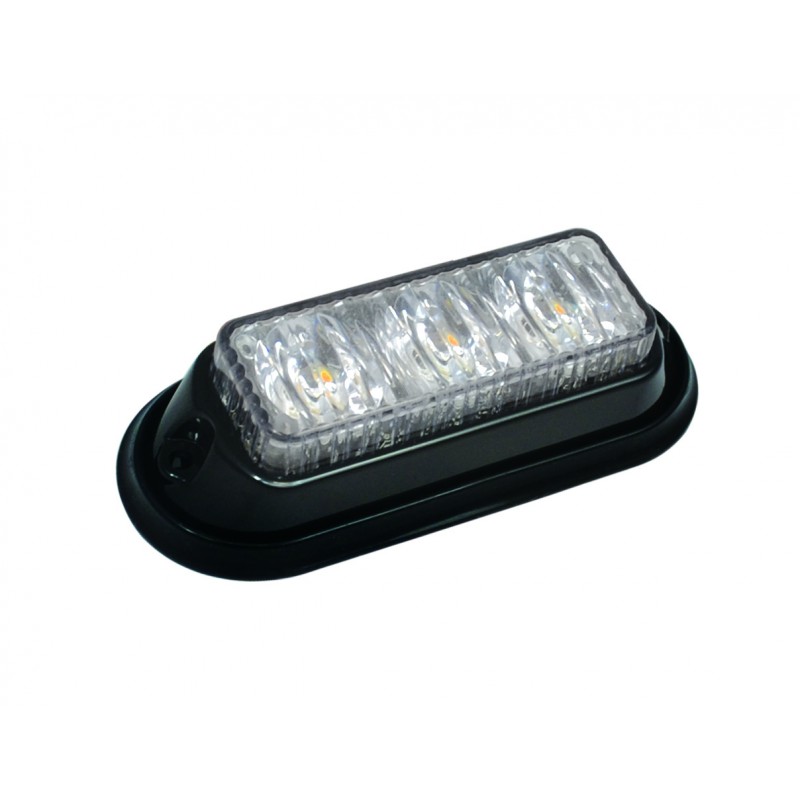 LED Frontblitzer, LEDR65, 3 LED, LED-Farbe Gelb, ECE R65, ECE R10