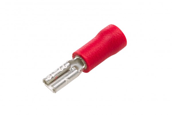 HELLA 8KW 705 393-812 Leitungsverbinder - rot - von: 0.5mm² - bis: 1.0mm² - Flachsteckhülse - 4,8 x